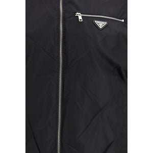 Black Fleece Wool Shell Jacket