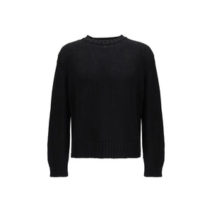 Black Cotton Sweatshirt
