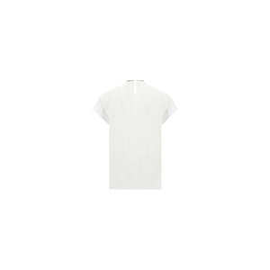 White Elastane T-Shirt