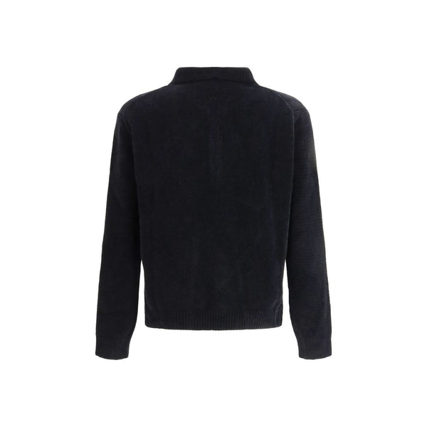 Black Cotton Polo Shirt