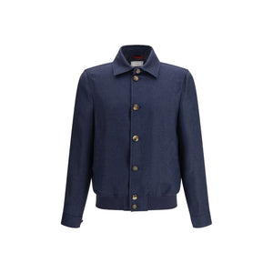 Blue Silk Coat