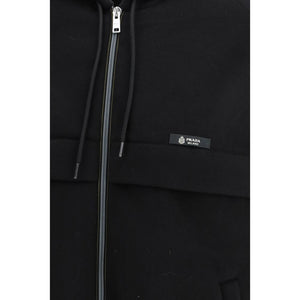 Black Polyester Shell Jacket