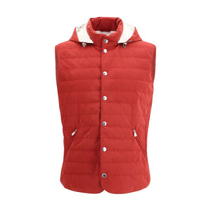 Multicolor Polyester Sleveless Jacket