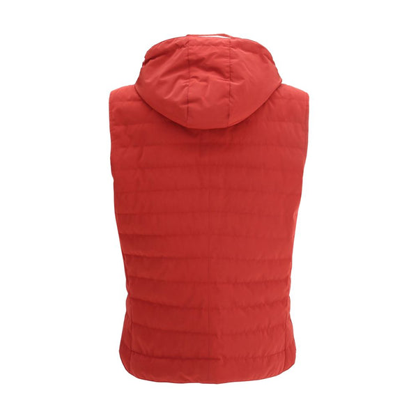 Multicolor Polyester Sleveless Jacket