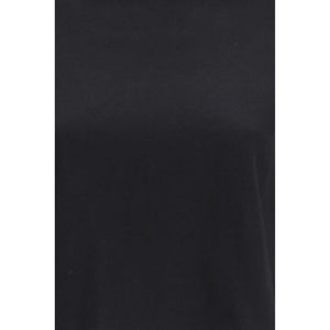 Black Cotton Long Sleeve T-Shirt