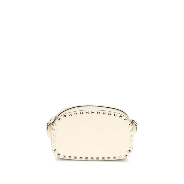 Beige Calf Leather Bos Taurus Shoulder Bag