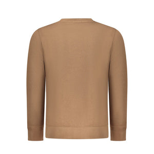 Marrone Cotton Men Sweatshirt