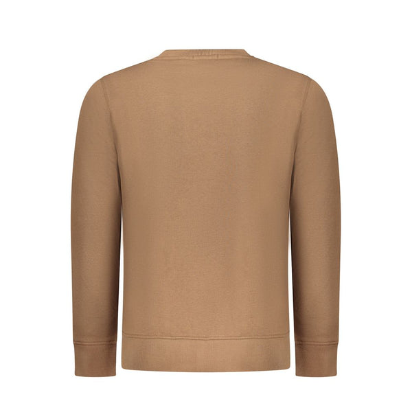Marrone Cotton Men Sweatshirt