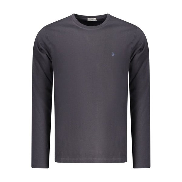 Blue Cotton Men T-Shirt