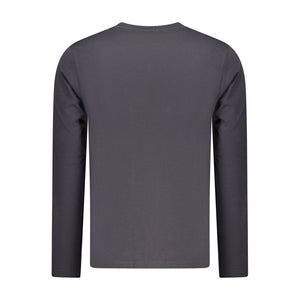 Blue Cotton Men T-Shirt