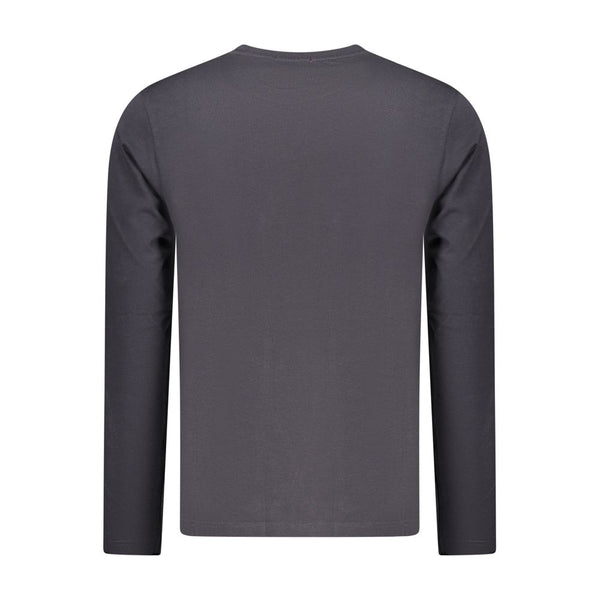 Blue Cotton Men T-Shirt