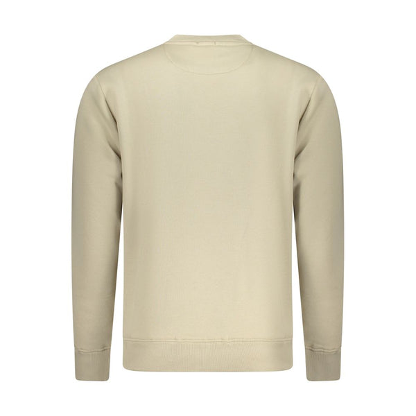 Beige Cotton Men's Sweatshirt
