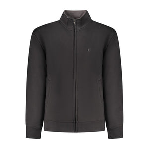 Black Cotton Men's Sweatshirt