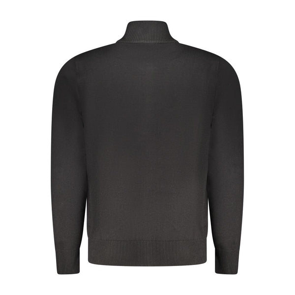 Nero Viscosa Uomo Cardigan