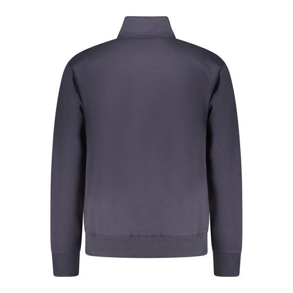 Blue Cotton Men Sweatshirt
