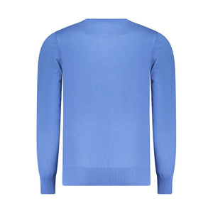 Blu Viscosa Uomo Maglia