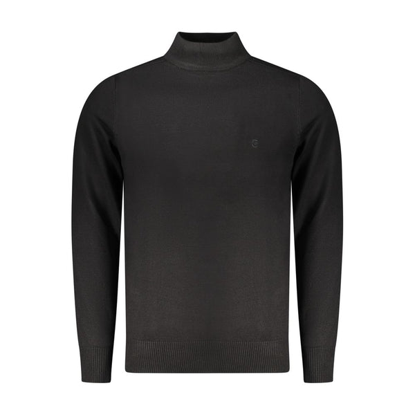 Nero Viscosa Uomo Maglia