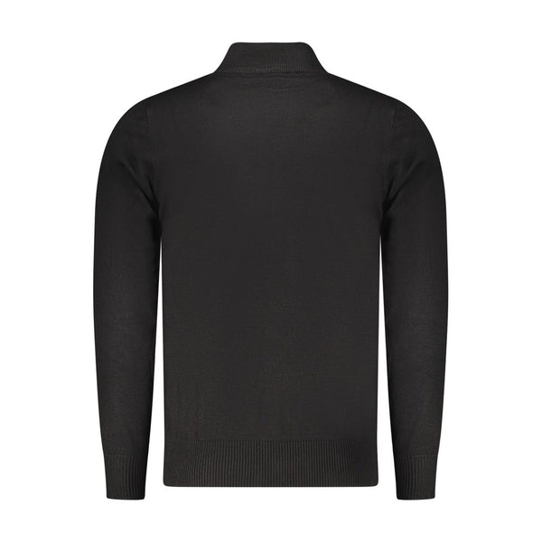 Nero Viscosa Uomo Maglia