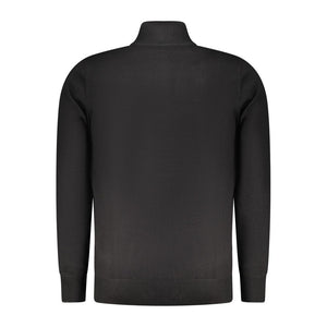 Black Viscose Men's Sweater