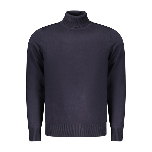 Blu Viscosa Uomo Maglia