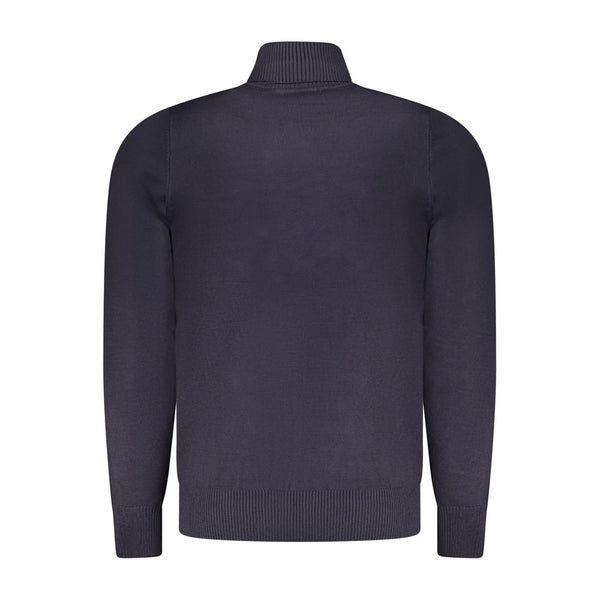 Blu Viscosa Uomo Maglia