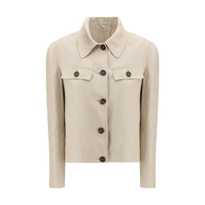 Beige Linen Clothing