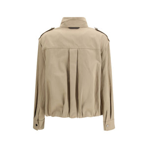 Beige Cotton Coat