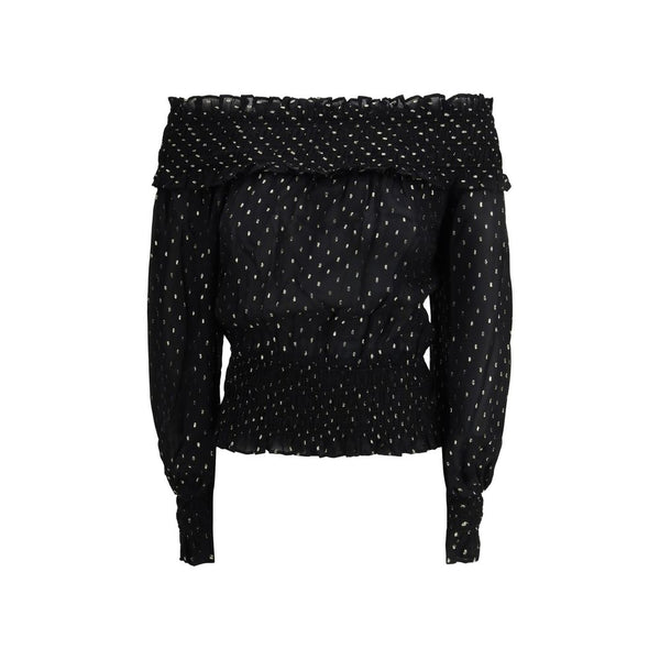 Black Viscose Blouse