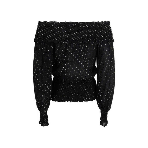 Black Viscose Blouse