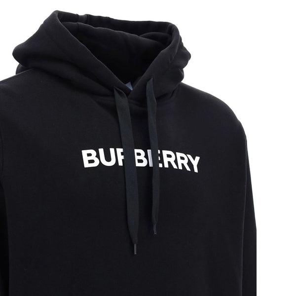 Black Cotton Sweatshirt