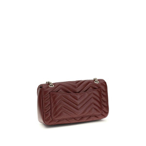 Bordeaux Calf Leather Bos Taurus Shoulder Bag