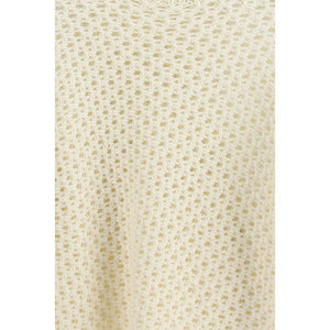 Beige Fleece Wool Sweatshirt