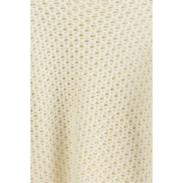 Beige Fleece Wool Sweatshirt