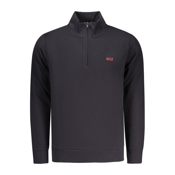 Blue Cotton Men Sweatshirt