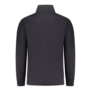 Blue Cotton Men Sweatshirt