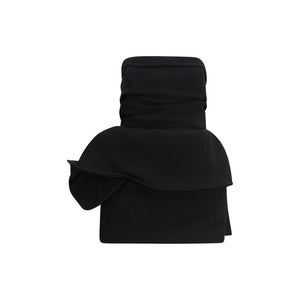 Black Viscose Casual Dress