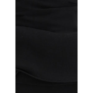 Black Viscose Casual Dress