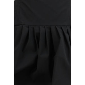 Black Polyester Casual Dress