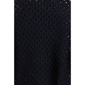 Black Fleece Wool Sweatshirt