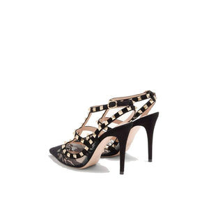 Black Calfskin High Heel Pumps