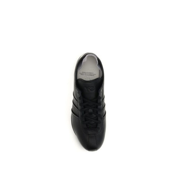 Black Calf Leather Bos Taurus Athletic Sneakers