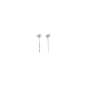Silver Brass Earrings