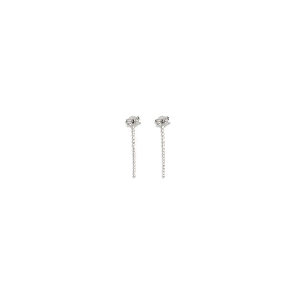 Silver Brass Earrings