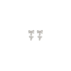 Silver Brass Earrings