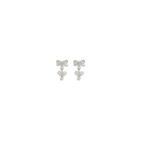 Silver Brass Earrings