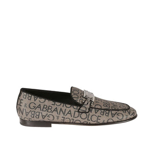 Brown Calfskin Slip-On Loafers