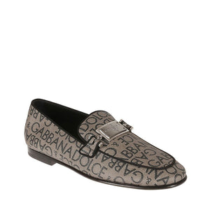 Brown Calfskin Slip-On Loafers