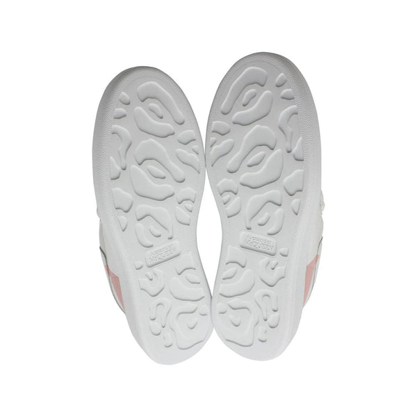 White Calfskin Chunky Sneakers