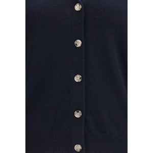 Blue Cashmere Cardigan