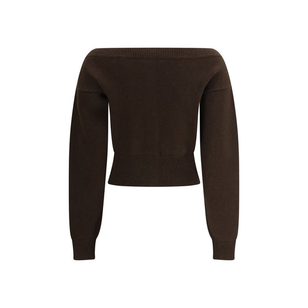 Brown Cashmere Cardigan